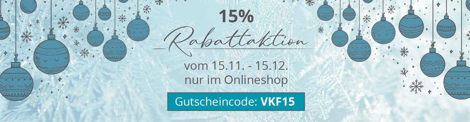 15% Rabattaktion Österreich