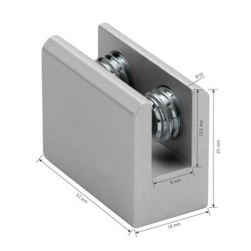 Plattenverbinder aus Aluminium